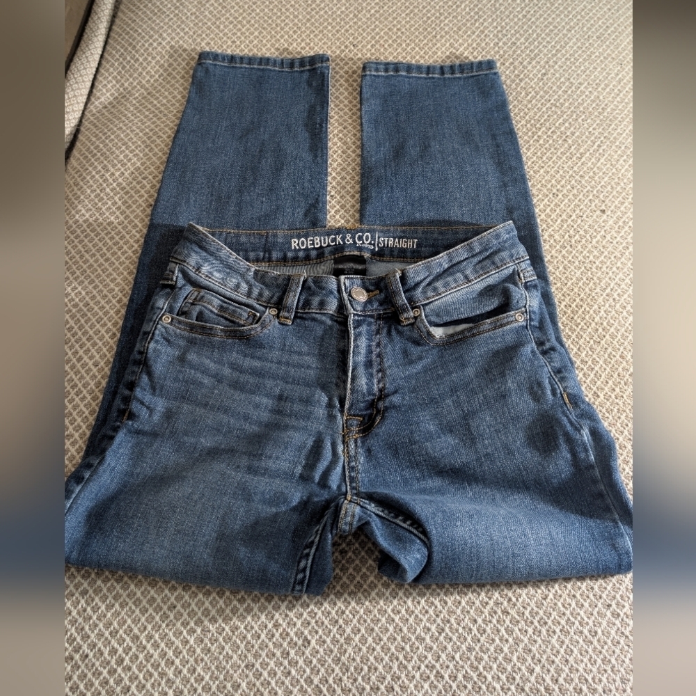 Sears - Roebuck & Co. Women's Straight Leg Jeans - Blue
